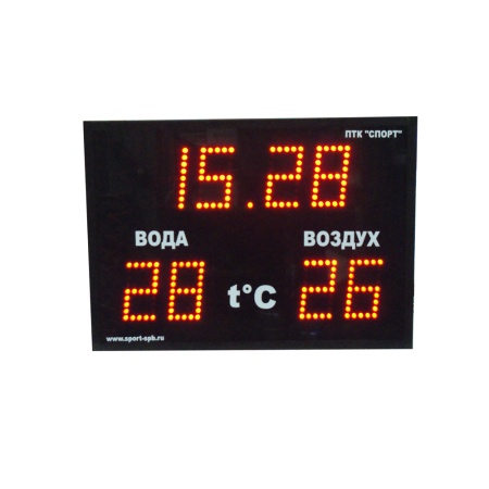 Купить Часы-термометр СТ1.13-2t для бассейна в Туапсе 